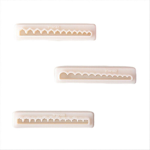 3pcs Flower Strip Cutters Polymer Clay Cutter