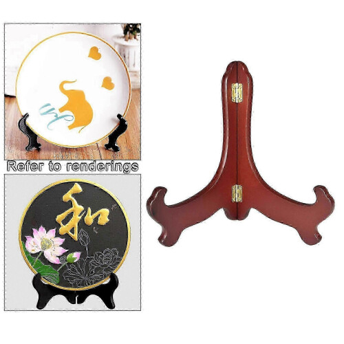 Easel Display Stand compatible with Pottery Plates, Tea Cake Samples, Cabinet Showcase Holder 2025 1