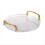 Acrylic Clear Round Serving Tray Bathroom Vanity Tray B 1