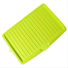 Drain Rack Kitchen Dish Drainer Tray Large Sink Drying Rack ,Green