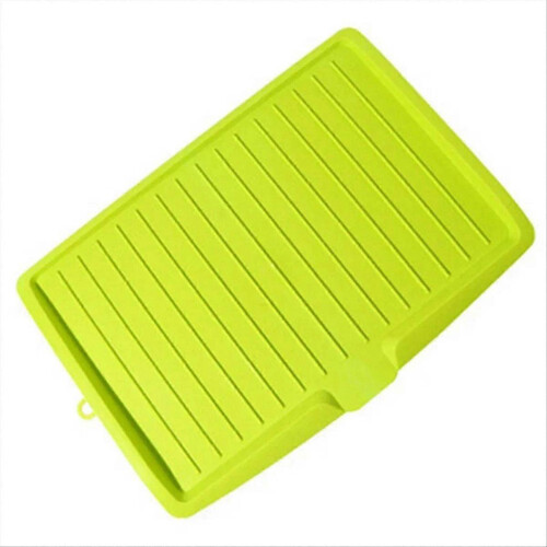 Drain Rack Kitchen Dish Drainer Tray Large Sink Drying Rack ,Green