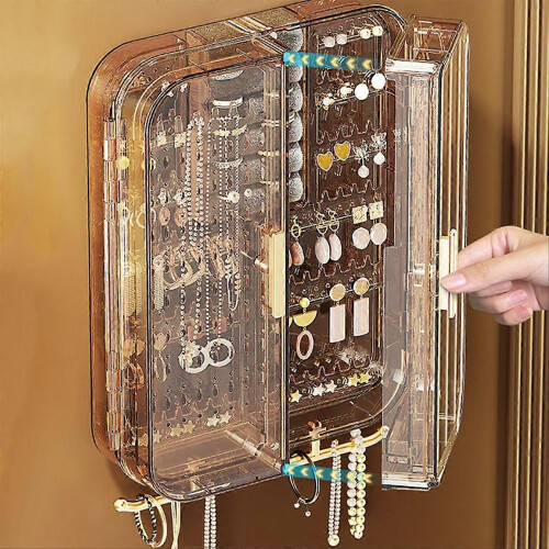 Wall Mounted Jewelry Storage,Earring Holder Display Rack,Organizer A 1