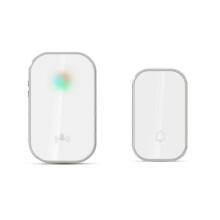 Wireless Doorbell 300m Range Home Welcome Door Bell White&Silver(EU)