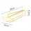 Wine Glass Rack, Under Cabinet Wine Glass Holder, Stemware Rack-A 3
