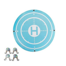 60CM Foldable Drone Landing Pads compatible with Drone Universal Blue