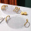 Acrylic Clear Round Serving Tray Bathroom Vanity Tray B 3