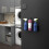 Sprays Bottle Holder Easy Install Wall Mount Hardware,4 Holes 3