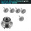 Front Hub Driveshaft Retaining Bolt 1569107 compatible with Focus C-MAX 5Pcs 3