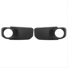 Front Bumper Fog Light Cover Guard Bezel compatible with JK 07-17