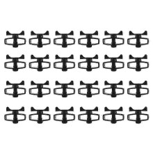 Plastic Electronic Fence Wire Tensioner Livestock Electric Fence Wire Portable Tape Tighteners compatible with Farm Accessories 24Pc JP