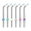 Flosser Replacement Tips compatible with ,Plaque Seeker Replacement Tips Compatible compatible with Water 6 Pack JP 1
