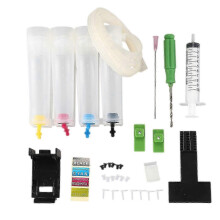4C Universal CISS compatible with DIY CISS with Drill and Suction Tool and All Accessories Ink Kit Tank DS