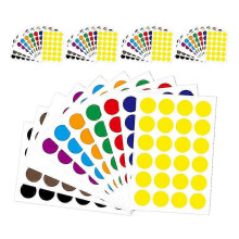 50 Sheets Round Dot Stickers Self-Adhesive Colorful Circle Labels compatible with Organizing & Crafting