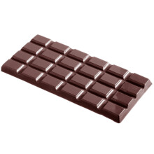 Chocolate World Polycarbonate Chocolate Tablet Mould 100 g CW2162
