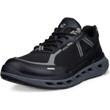 (8 - 8.5 UK (42EU), Black/Steel) ECCO Mens Biom 720 Waterproof Leather Trainers
