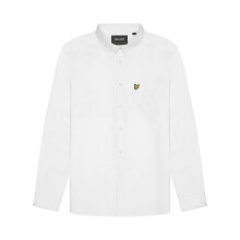 (5XL, White) Lyle & Scott Mens Big & Tall Button Down Long Sleeve Shirt
