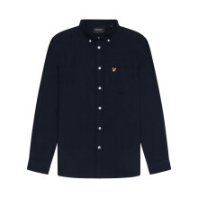(5XL, Dark Navy) Lyle & Scott Mens Big & Tall Button Down Long Sleeve Shirt