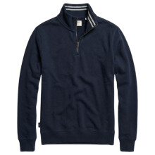 (2XL, Dark Navy) Superdry Mens Essential Serif Logo Half Zip Sweatshirt