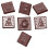 Chocolate World Polycarbonate Mould Caraque Christmas Figures CW1660 1
