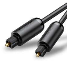 UGREEN Cable de audio óptico Toslink, 1,5 m - Negro