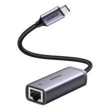 Adaptador Ethernet UGREEN USB-C a RJ45 de 1 Gbps - Gris