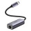 Adaptador Ethernet UGREEN USB-C a RJ45 de 1 Gbps - Gris 1