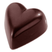 Chocolate World Polycarbonate Mould Heart CW1417