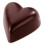 Chocolate World Polycarbonate Mould Heart CW1417 1