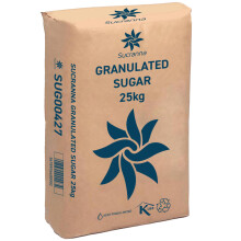 Sucranna White Granulated Cane Sugar - 25kg