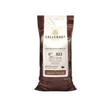 Callebaut Recipe 823 - Milk chocolate (33.6%) buttons - 10kg