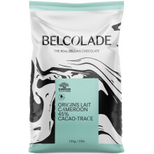 Belcolade Origins Lait Cameroon 45% Cacao-Trace, 15kg