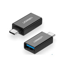 Ugreen USB-C til USB-A 3.0 Adapter - Sort