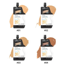 (04) Facial sunscreen foundation, bagged concealer