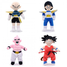 (blue, 1pcs) Dragon Ball figurines Goku, Piccolo, Majin Buu plush toy, Japanese anime merchandise collectible doll