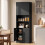 Homcom (Black) HOMCOM 170cm Kitchen Pantry Cabinet with Soft-Close Hinges 1