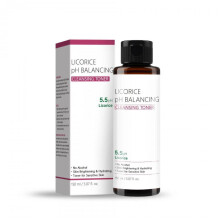 Licorice pH Balancing Toner, Soothing Hydrating Oil Control, for Sensitive Skin, Gentle Moisturizing, Balanced Skin pH