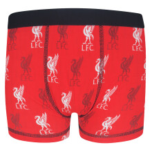 Liverpool FC Official Football Gift 1 Pack Boys Boxer Shorts Red 5-6 Years