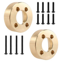 2Pcs 110G Brass Counterweight Balance Weight compatible with Absima CR3.4 SHERPA KHAMBA CR1.8 Yucatan RC Crawler 2025