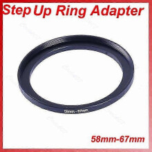 58mm-67mm Filter Step Up Rings Stepping Adapter Step Up Rings Lens Adapter Edition0612