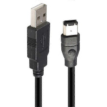 JUNSUNMAY 1.8m Firewire IEEE 1394 6 Pin Male to USB 2.0 Male Adapter Converter Cable hwyNO.371
