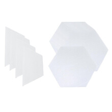 Non-Slip Hexagon Surfboard Deck Pads - Wax-Free Surfing Traction Pads compatible with Better Grip