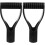 Xceedez 3cm Plastic D-Handle compatible with Snow Shovel Rake Spade - Black Garden Tool Accessory 1