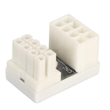 8 Pin GPU PCIE U Turn 180 Degree Angle Power Adapter STD8B Type Graphics Card Connector Power Adapter Board compatible with Desktop Graphics Card