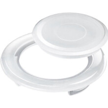 2 Sets Patio Table Hole Caps and Ring, Plastic Parasol Hole Cap Umbrella Hole Ring compatible with Outdoor Summer Garden Parties hwy
