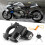 AntiTheft Universal Motorcycles Helmet Lock MultiFunctional Waterproof Fixed Lock Reminder Cable Kit with Bracket 4