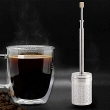 Portable French Coffee and Tea Final Press Maker Coffee Filter Reusable Full Bodied Coffee Press Mak SZRH A-C