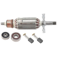 Drive Shaft Electric Planer Armature Rotor,Anchor Stator Bearing Carbon Brush Parts compatible with Makita N1900 Edition 0627