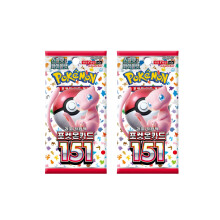 Pokemon Cards 151, Korean Pokemon 151 - Booster Bundle including 2 Pokemon Booster Packs - TCYM Product