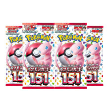 Pokemon Cards 151, Japanese Pokemon 151 - Booster Bundle including 4 Pokemon Booster Packs - TCYM Product