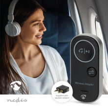 Transmițător receptor Bluetooth, USB-C la 3,5 mm, baterie 8,5 h